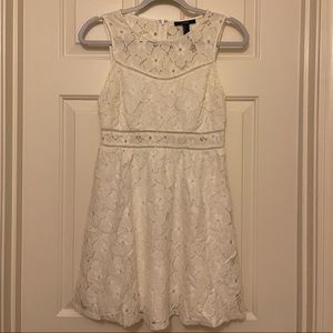 White Lace Dress (S)